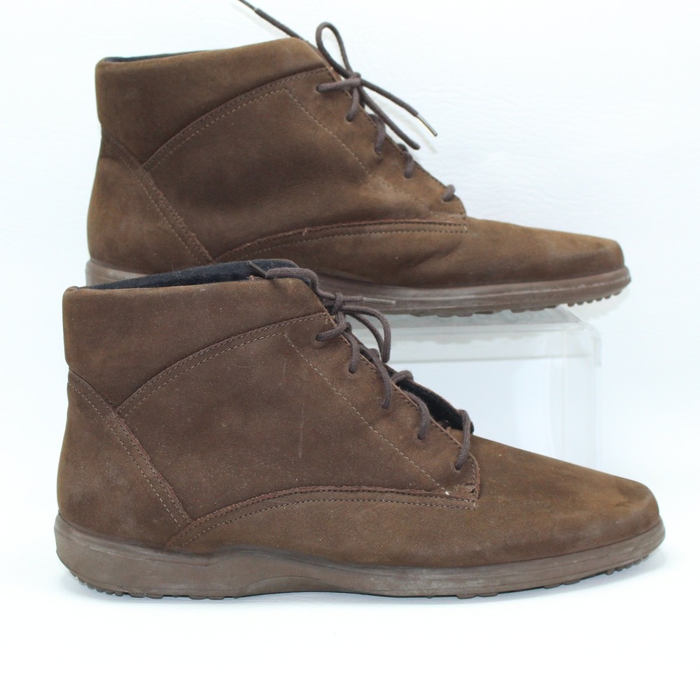 Easy‎ Spirit Womens 8 Narrow Brown Suede Lace Up Ankle Boots 6323 Chukka Comfort